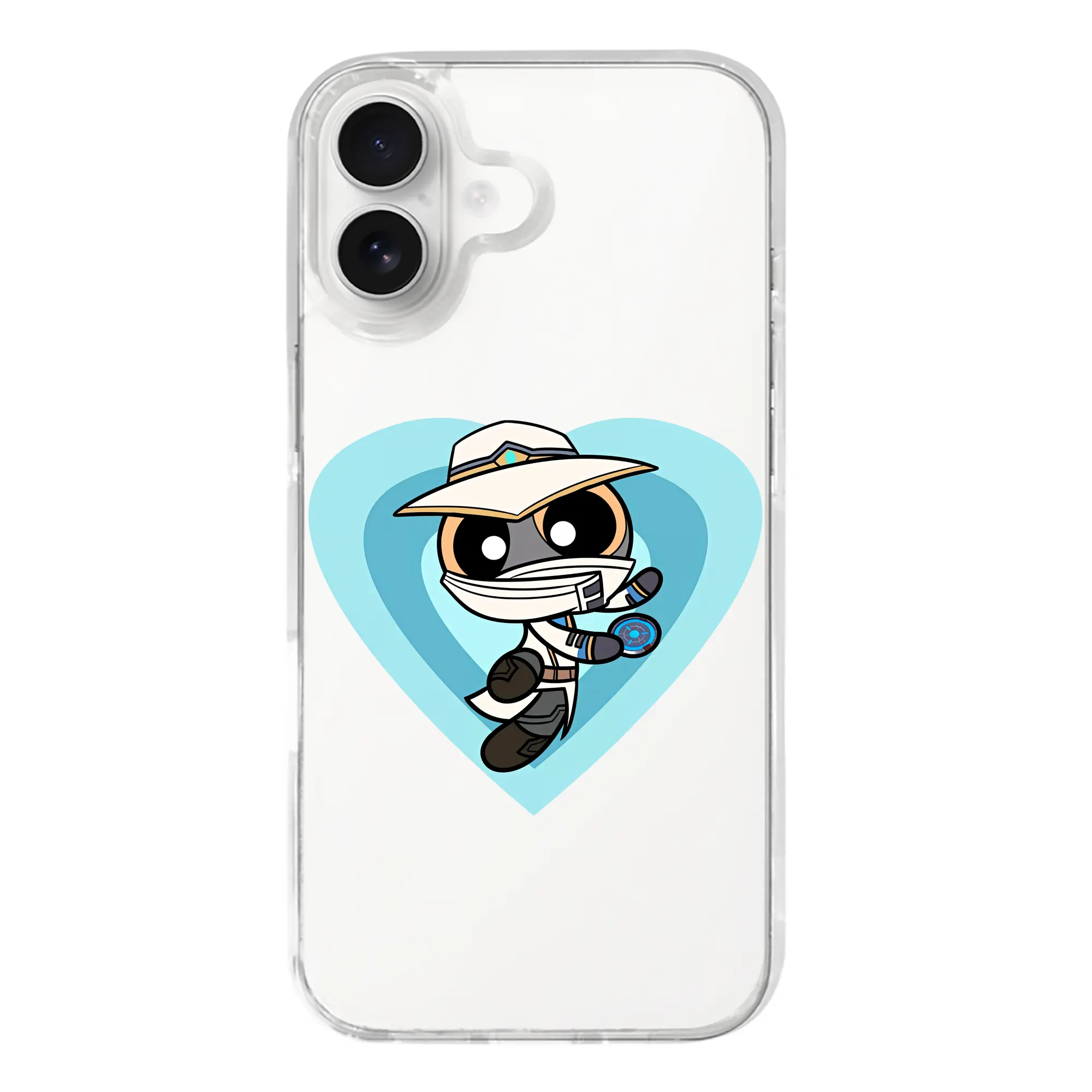 VALORANT グッズ,サイファー - iPhone 17シリーズ 透明スマホケース – 薄型・耐衝撃・精密フィット保護カバー